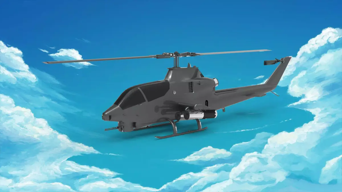 Bell AH-1 Cobra 3D model get