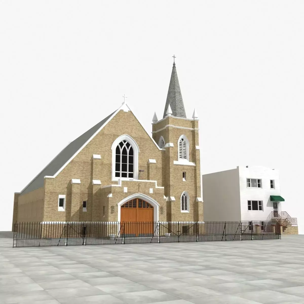 Saints Cyril and Methodius Roman Catholic Church 3D model