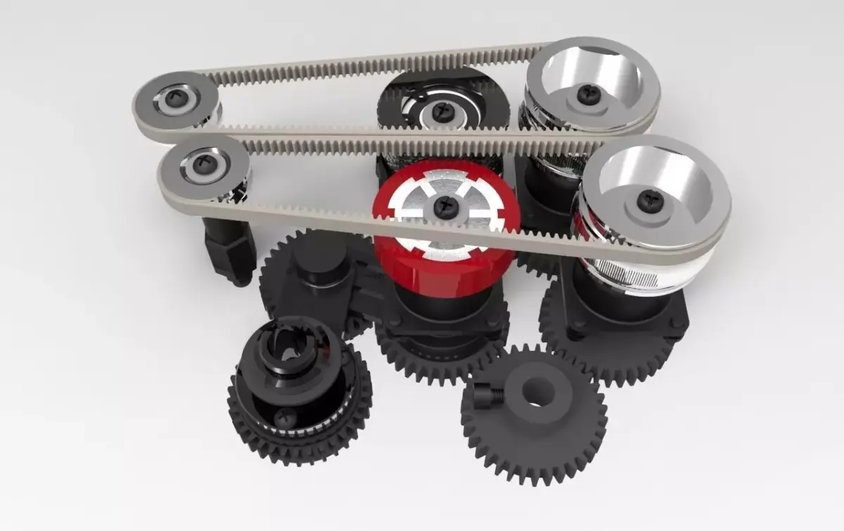 Gear project  Free 3D model