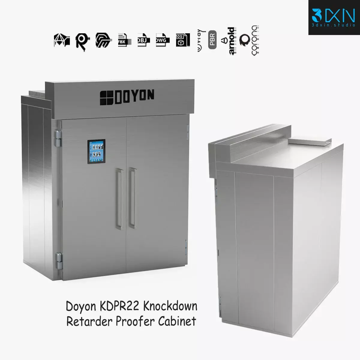 Doyon KDPR22 Knockdown Retarder Proofer Cabinet 3D model