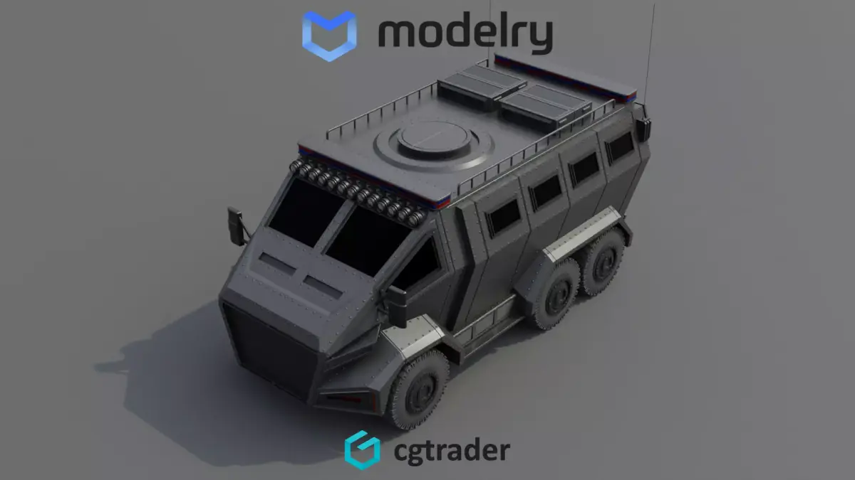 SWAT Vehicle 3D model order