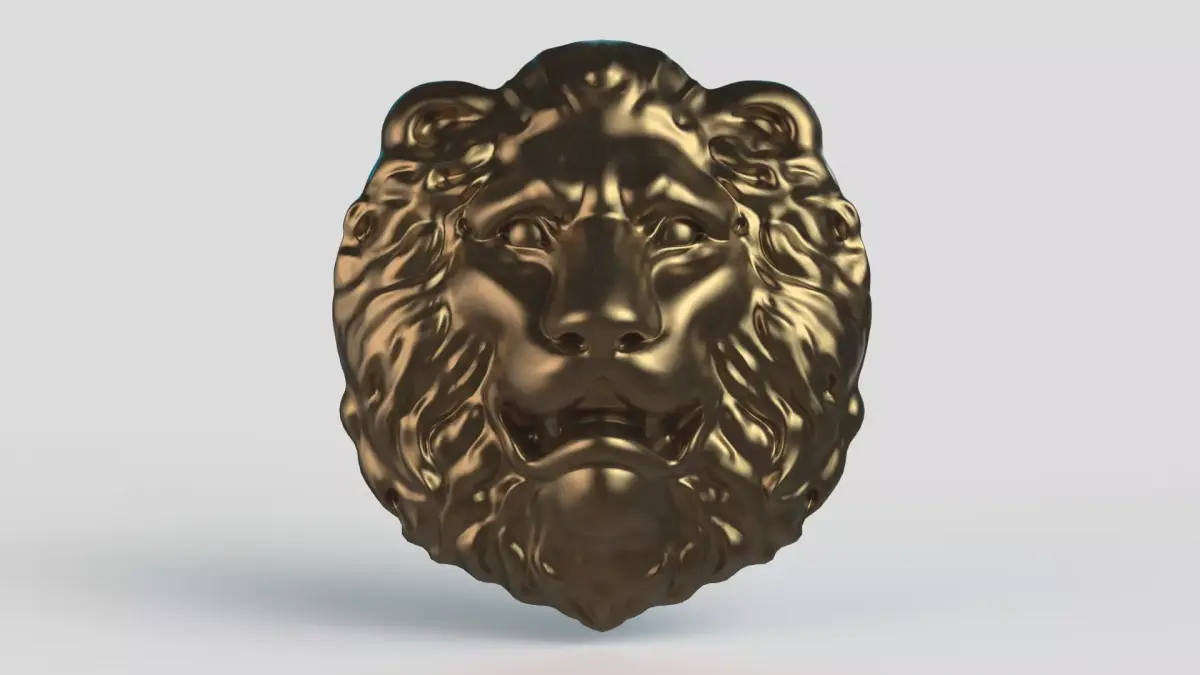 Lion Head 3D model get