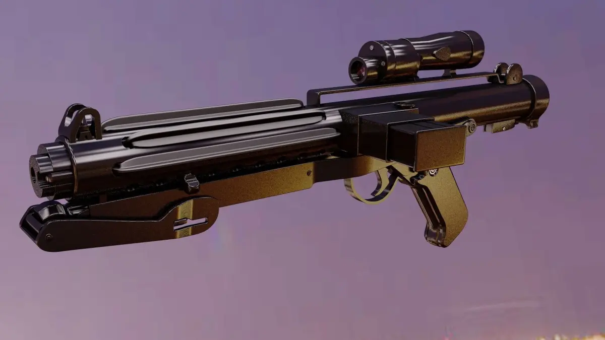 E11 Imperial stormtrooper blaster 3D model