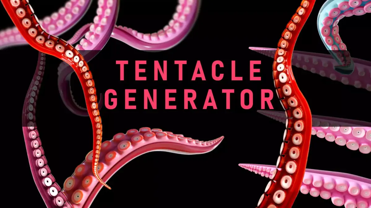 Tentacle Generator Low-poly 3D model