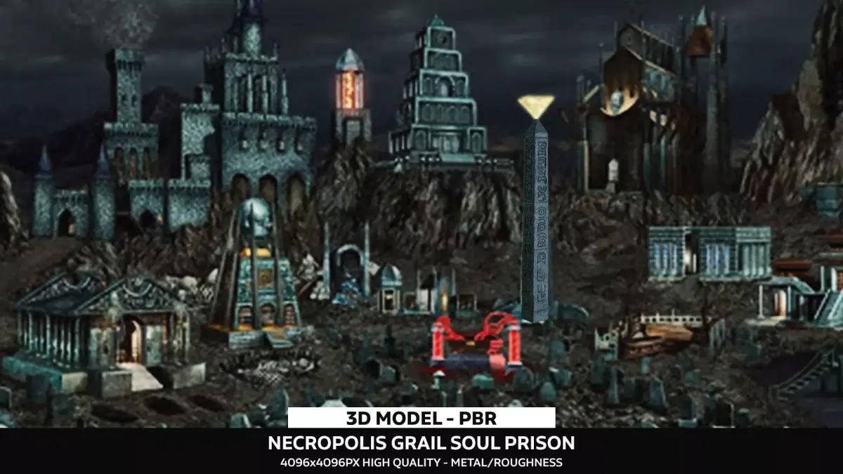 Soul Prison 3D Model Low-poly 3D model