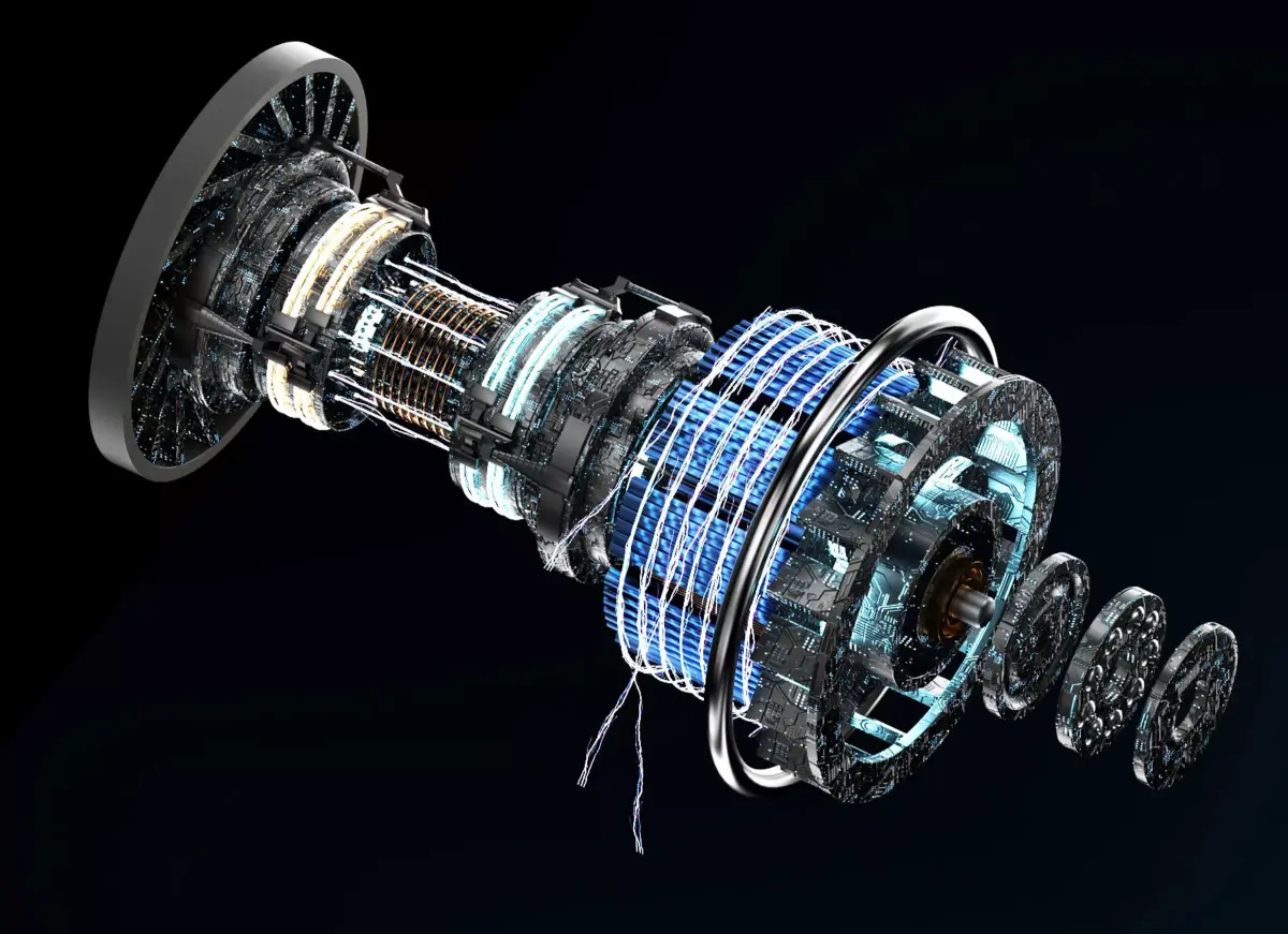 engine Low-poly 3D model