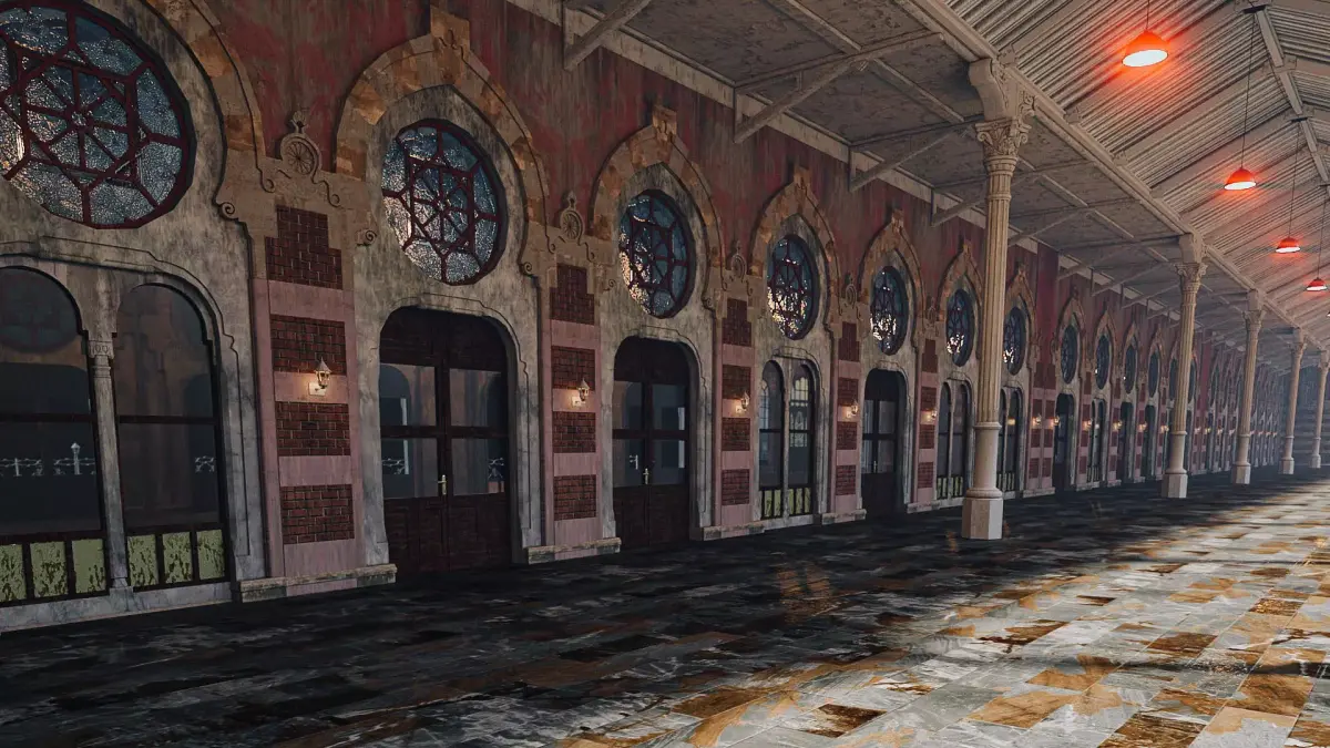 Sirkeci Tren istasyonu 3D model
