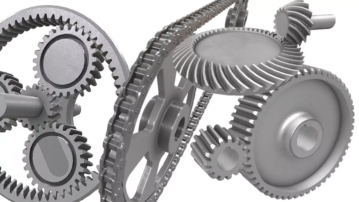 Gears animations lowpoly 3D Model Pack