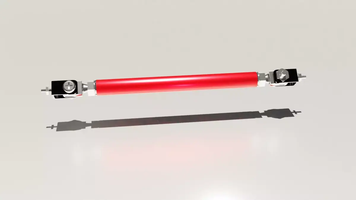 Generic car bumper strut or lip splitter rod Free 3D model