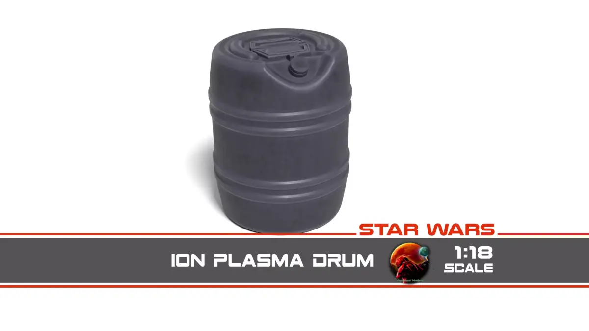 Ion Plasma Drum 1-18 scale Kenner Hasbro 3D print model