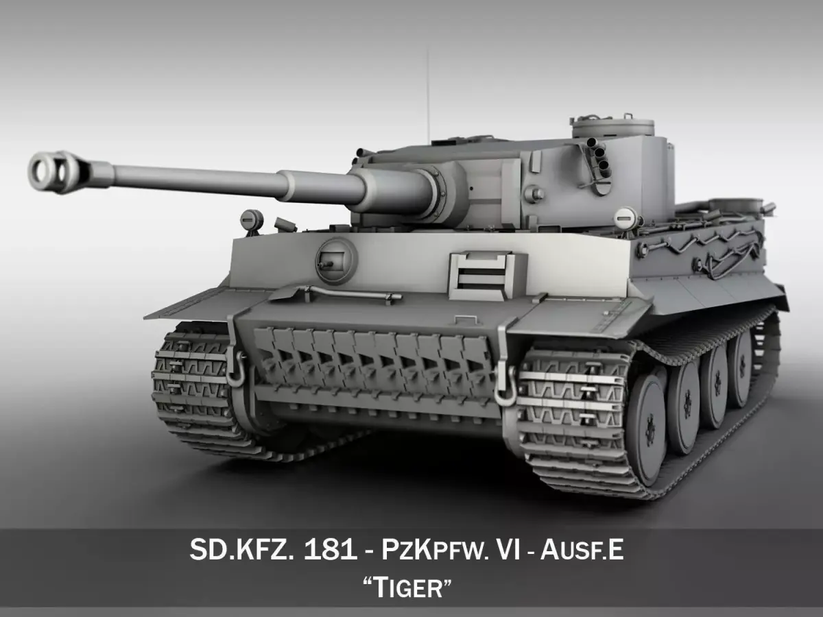 Panzer VI - Tiger - Early Production 3D model