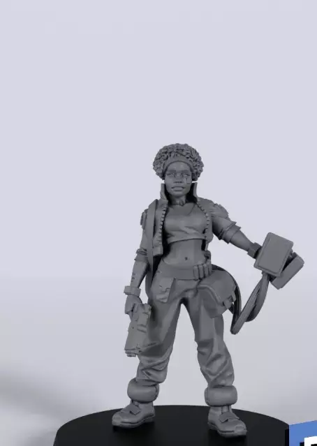  Ajey She- Sci-Fi Gift Ideas for RPG and Wargamers 3D print model