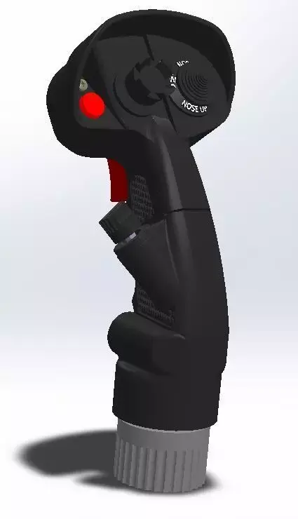 F-15E 3d printing stick for simulation with electronics parts 3D print model