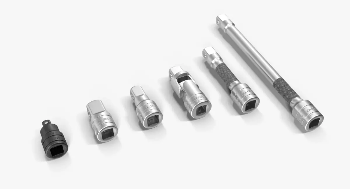 Socket Tools Set 206EAU Low-poly 3D model