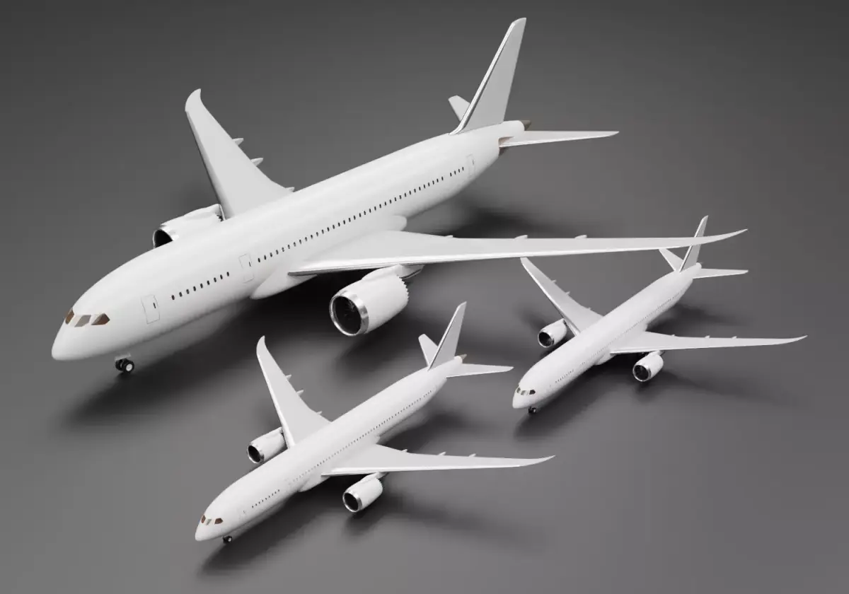 Boeing 787-8 787-9 787-10 Dreamliner Pack 3D model