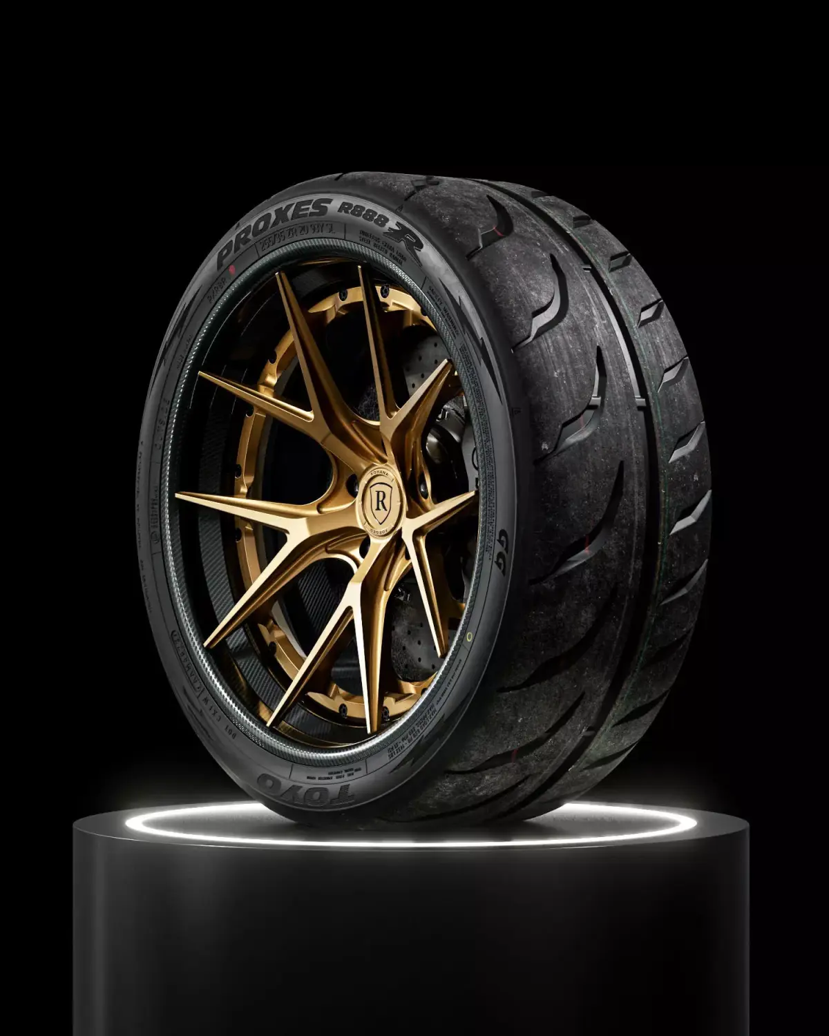 Toyo Proxes R888R 255 35 ZR20 93Y 100AAA 3D model