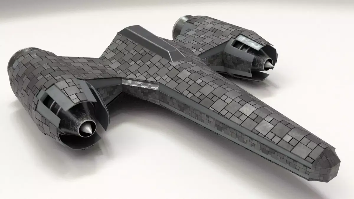 Spaceship Star Wars Low-poly 3D model purchase