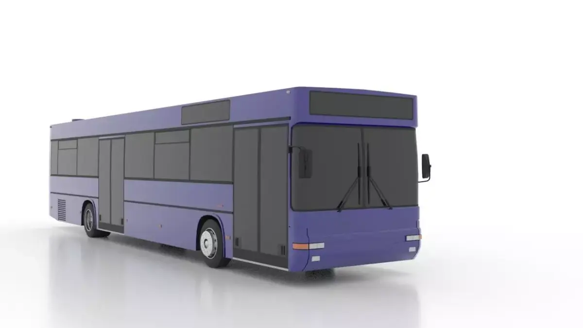 Avtomontaza - Mercedes-Benz O405 Low Low-poly 3D model