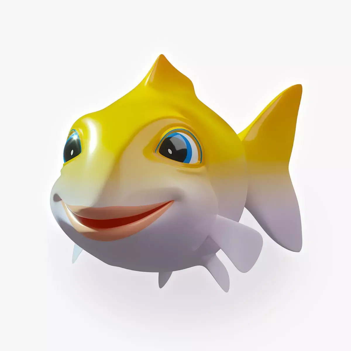 Small Fish Animated Low-poly 3D model