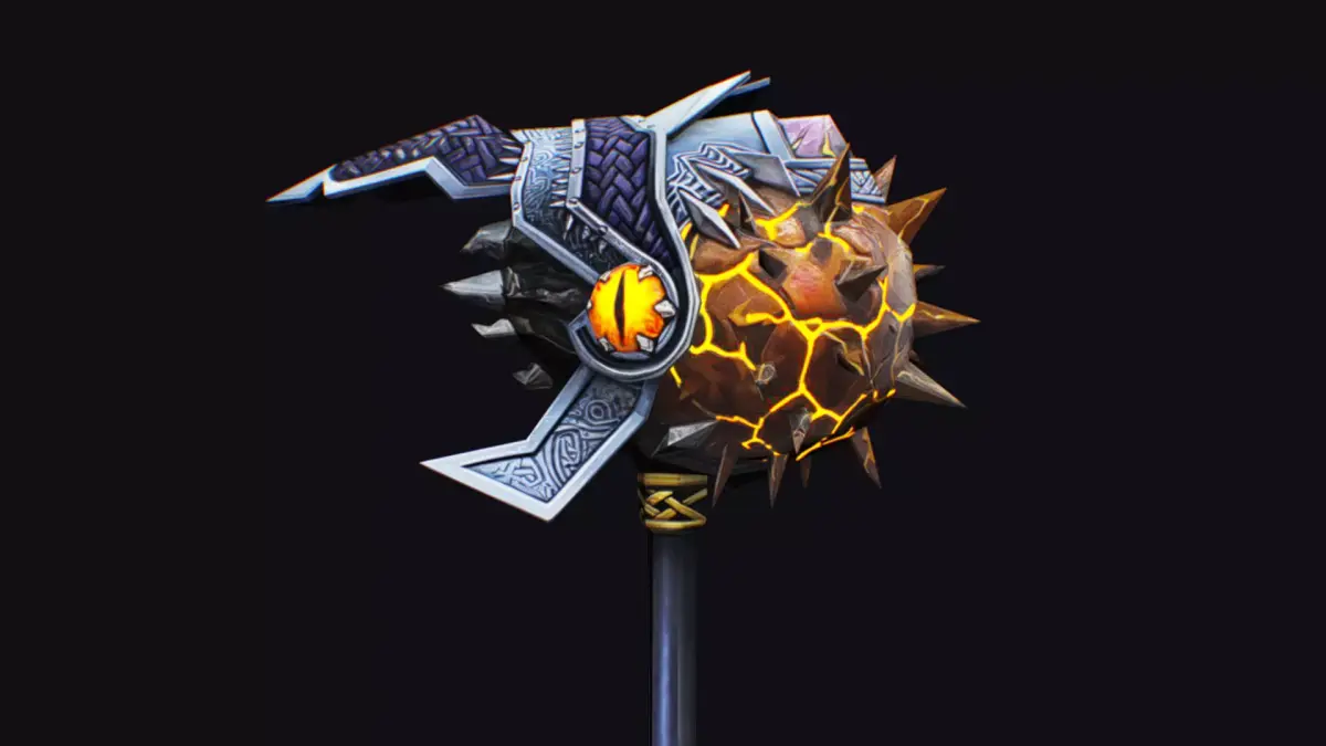 Hammer Morgenstern Metal Sledgehammer Breaker Mallet Maul Mace Low-poly 3D model