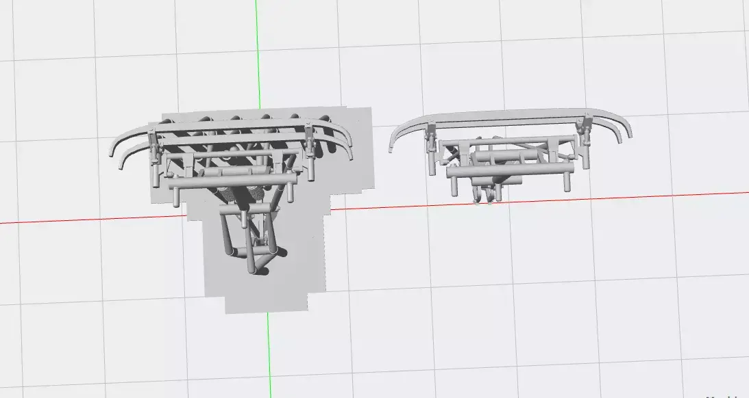 locomotive pantograph 3D print model