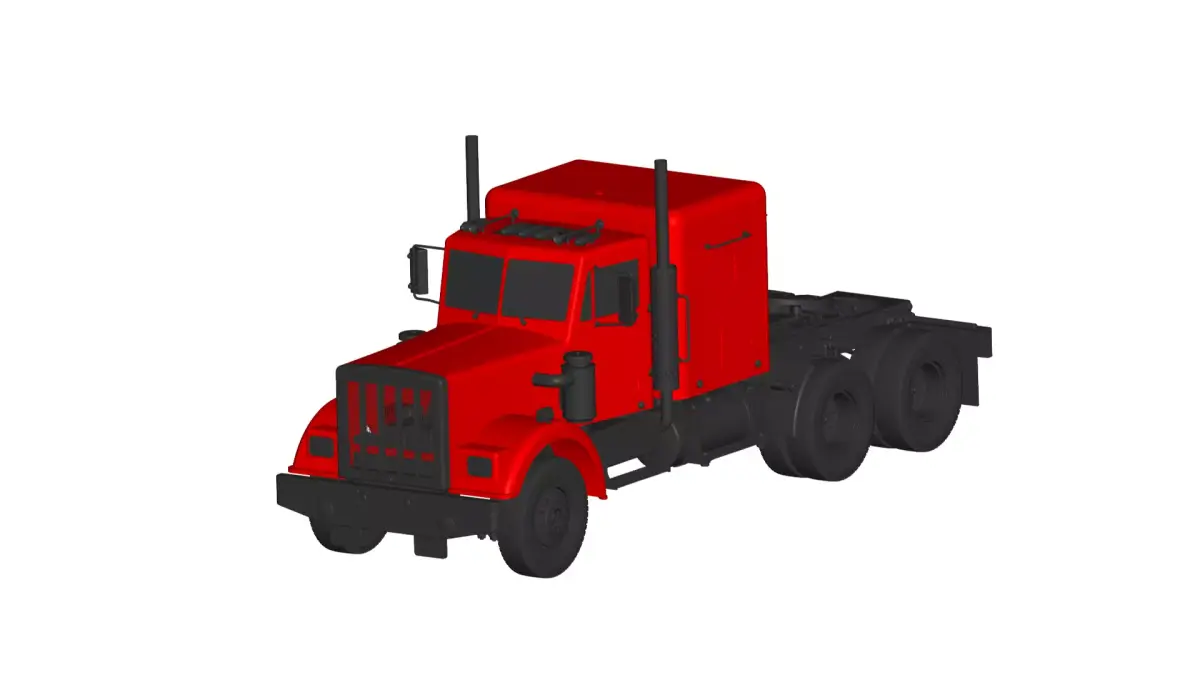 Tamiya King Hauler Semi Truck 3D model