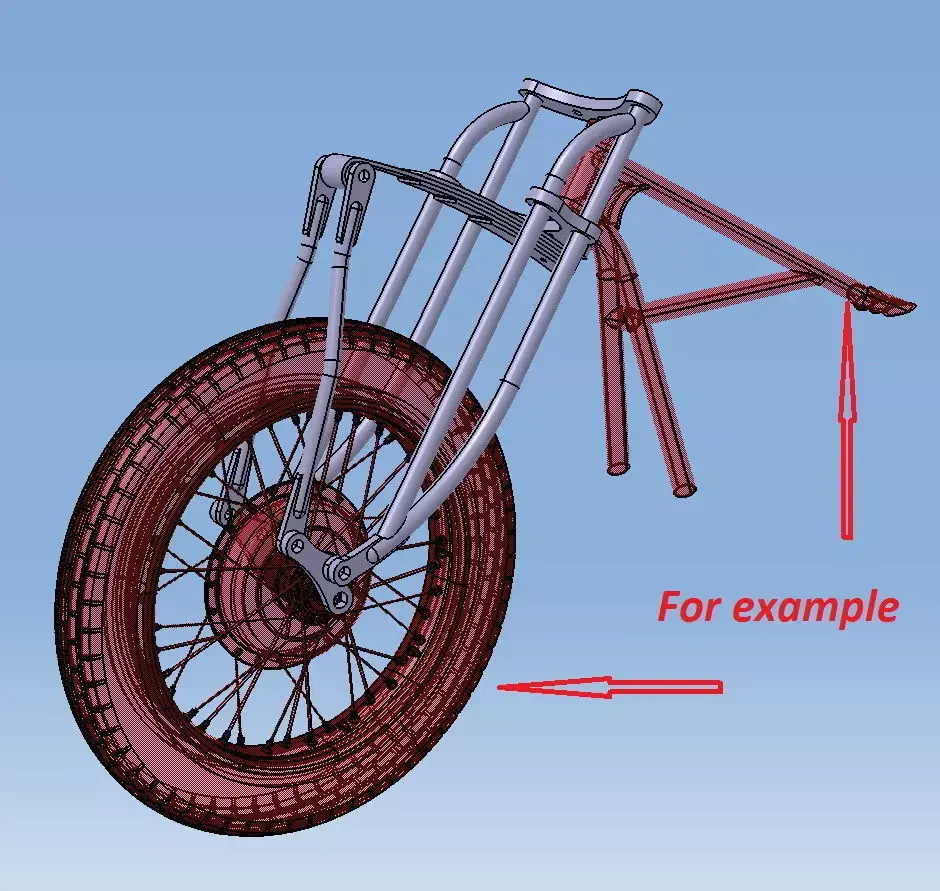 Basic leafer forks 3D model