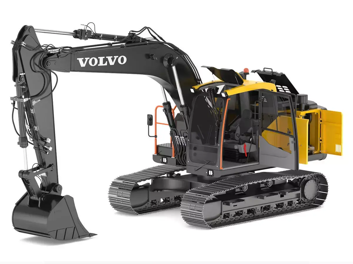 Volvo Medium Crawler Excavators EC160E 3D model