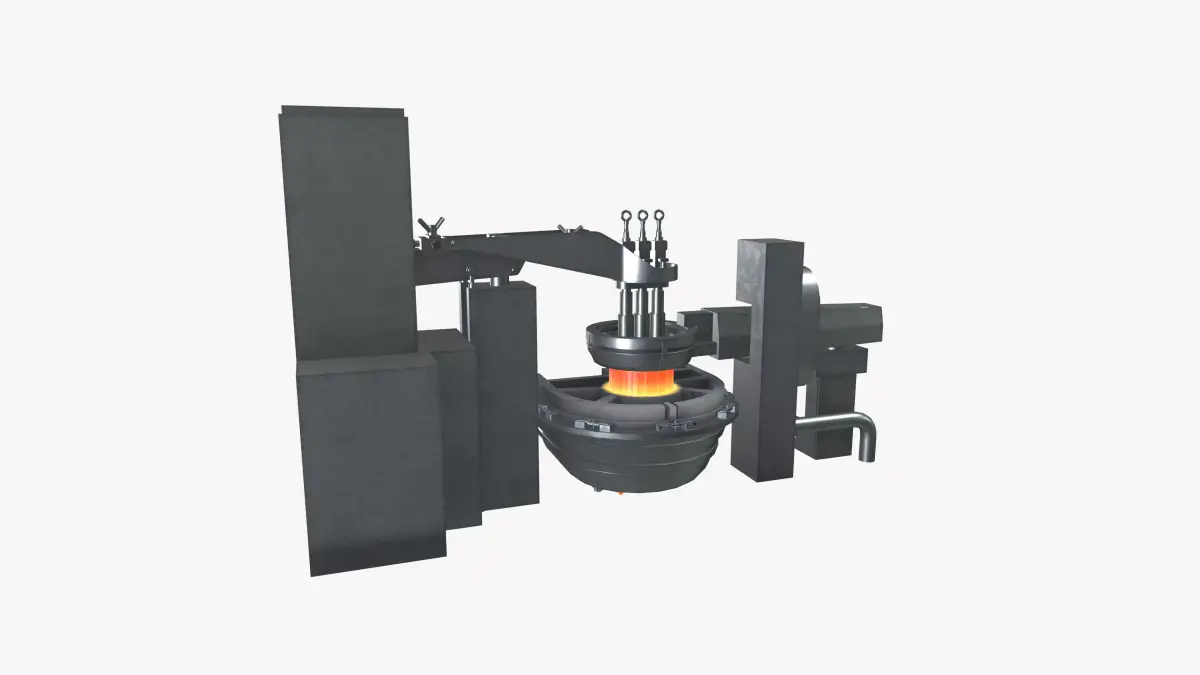 Gob Feeder Machine 3D model