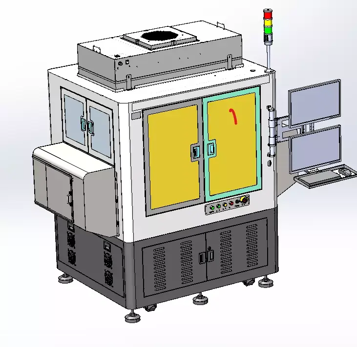 Die- to Wafer Sorter machine 3D model