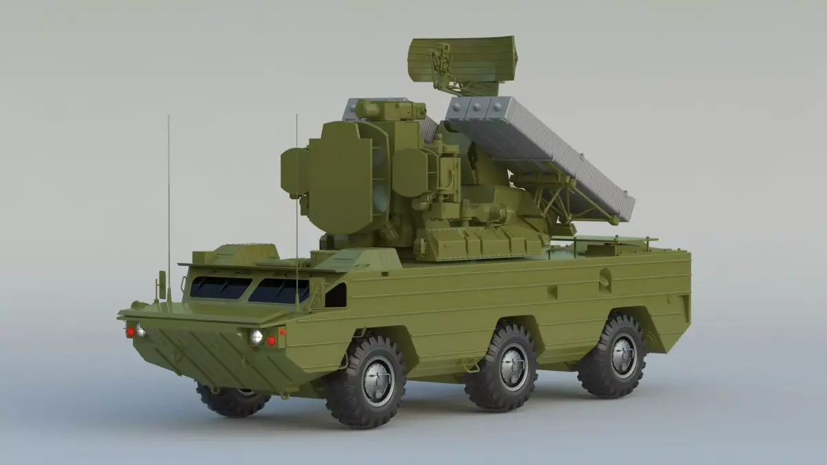 9K33 Osa SA-8 Gecko 3D model