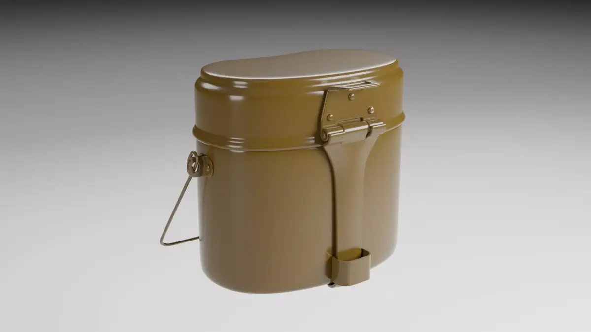 Army Billy Can 3D model