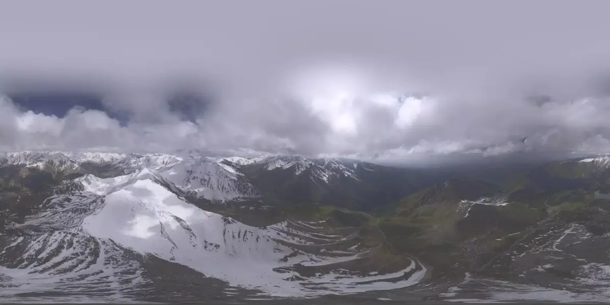 HDR - Snow Mountain Peaks 3D model