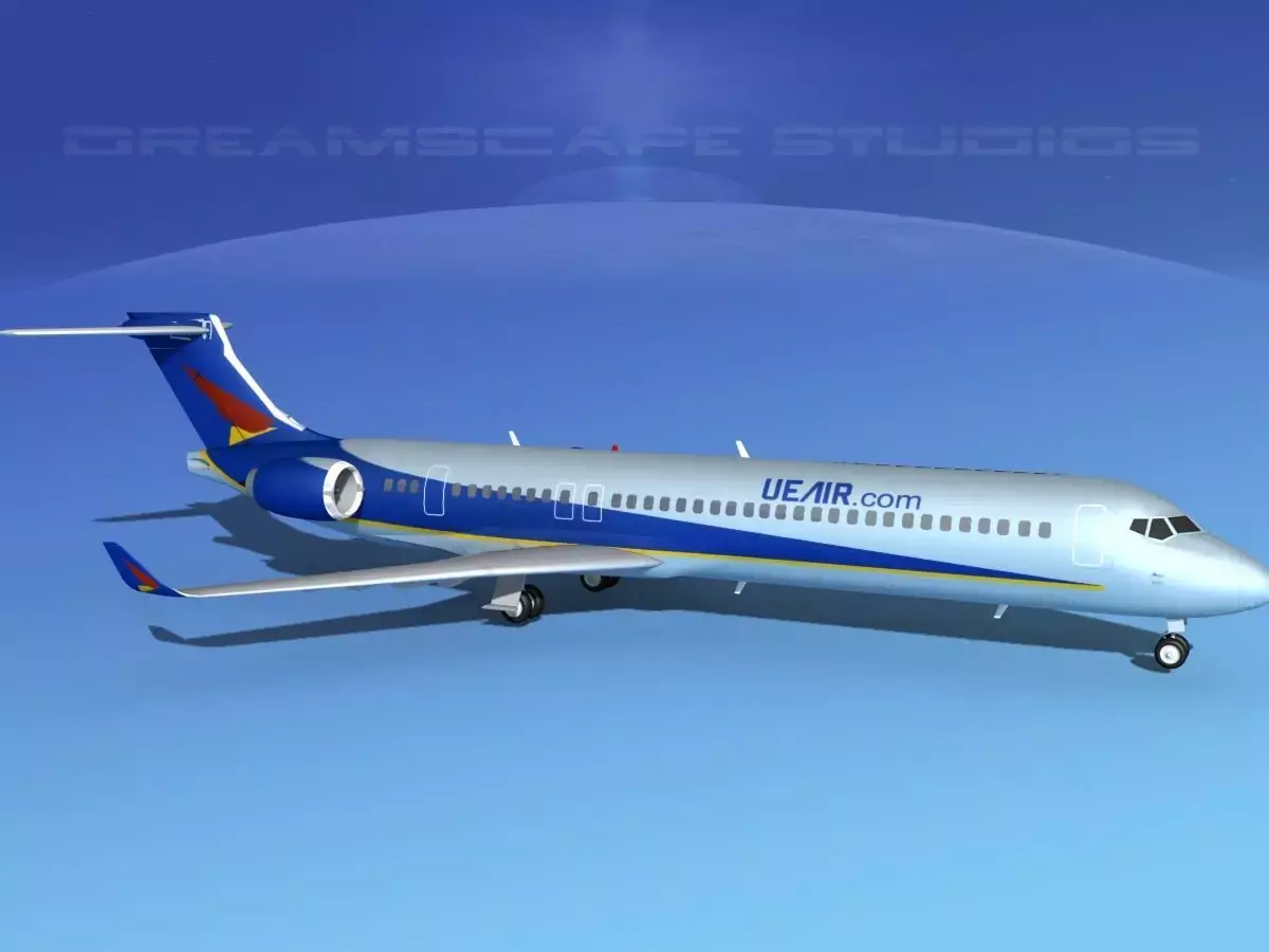 Comac ARJ21-900 Chengdu Airlines  3D model