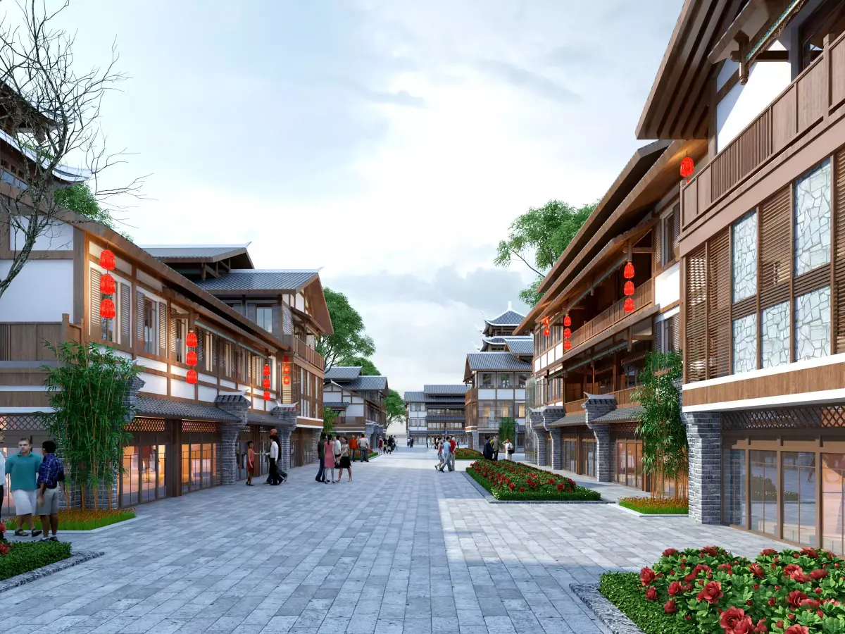 Chinese architecture Low-poly 3D model purchase