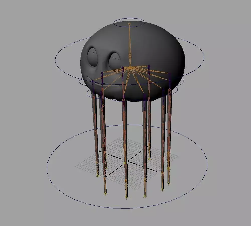 Rig Jelli Low-poly 3D model