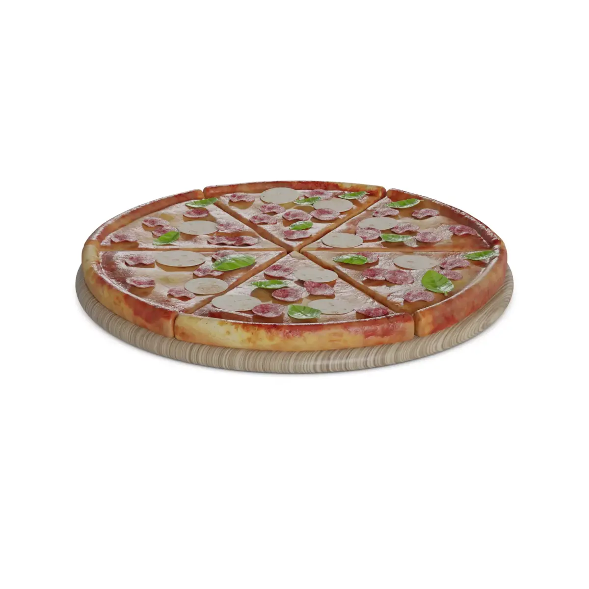Pasties dumplings and pizzas Meat Feast Pizza 3D model get