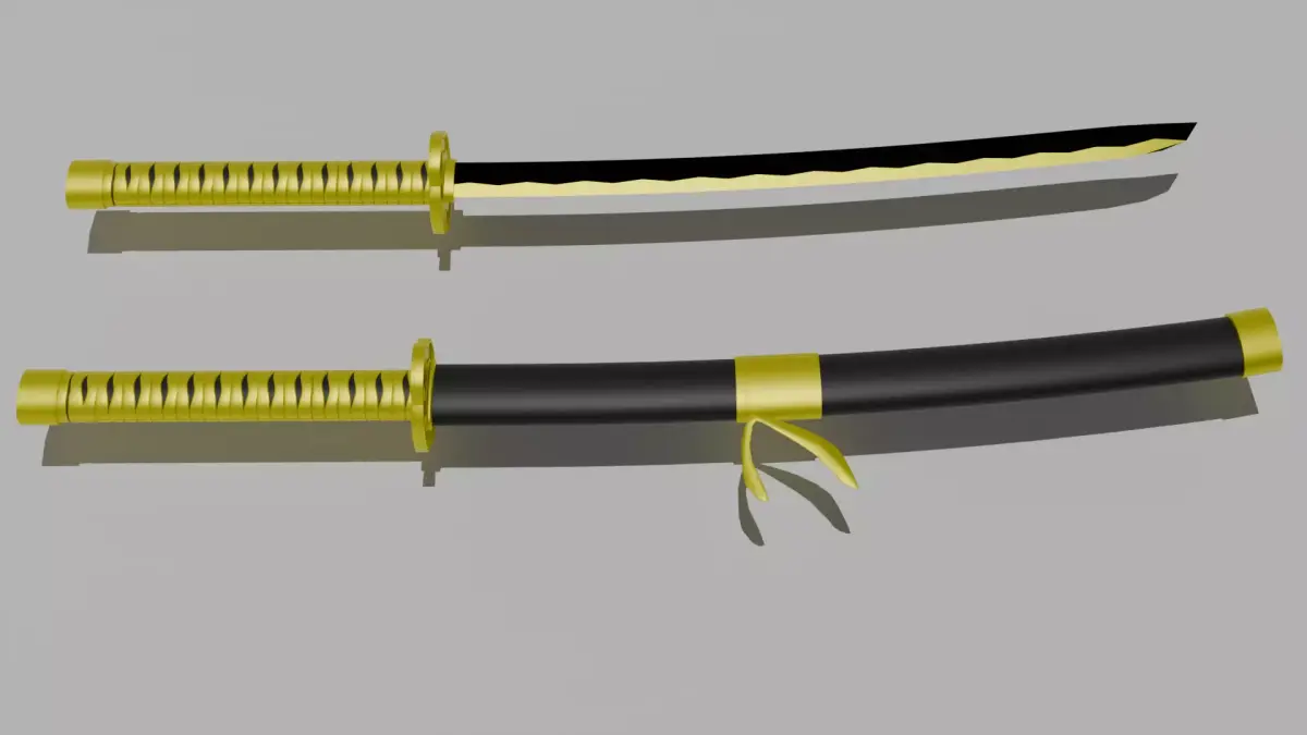 Katana Dorada 3D model