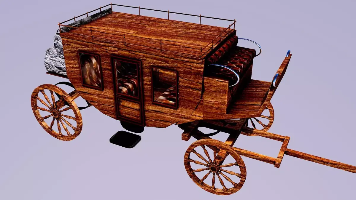 WESTERN CARRIAGE 3D model purchase