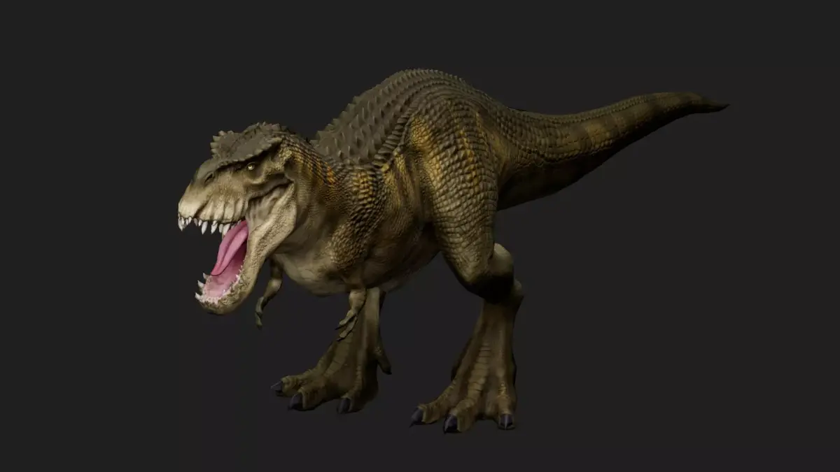 dinosaur Low-poly 3D model 19