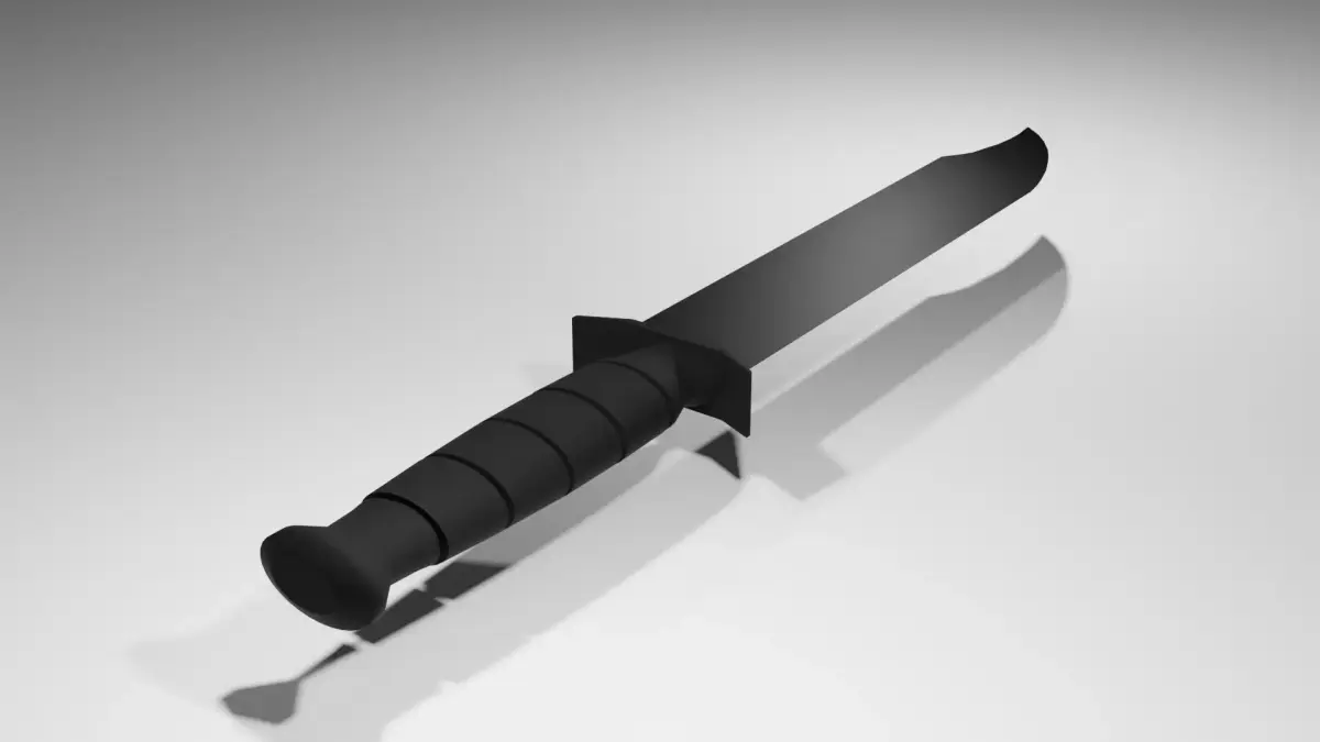 knife Free low-poly 3D model get