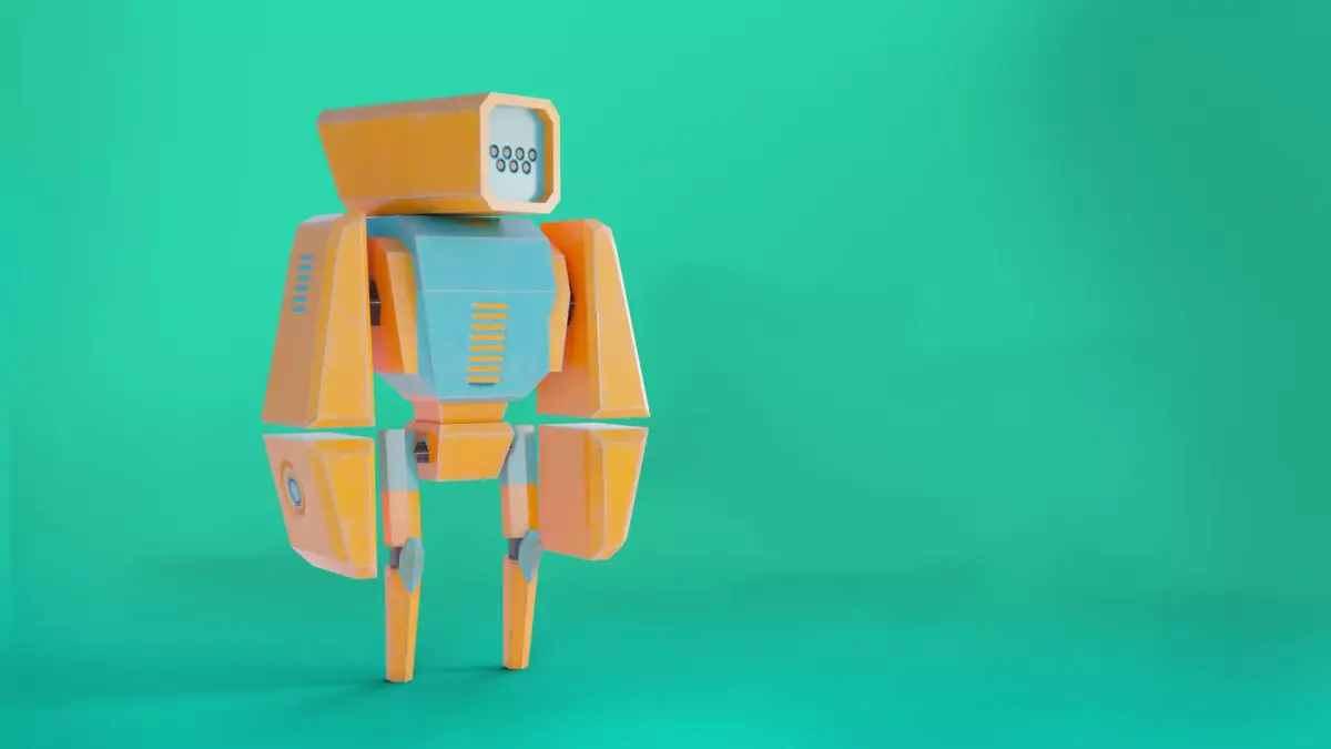 Kevin the robot Low-poly 3D model