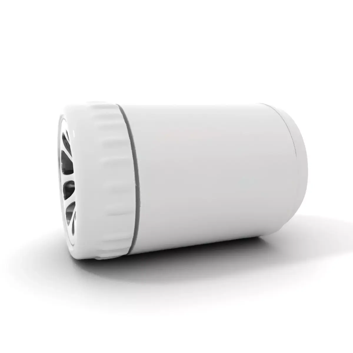 White Cylindrical Air Filter Model Pack Low-poly 3D model