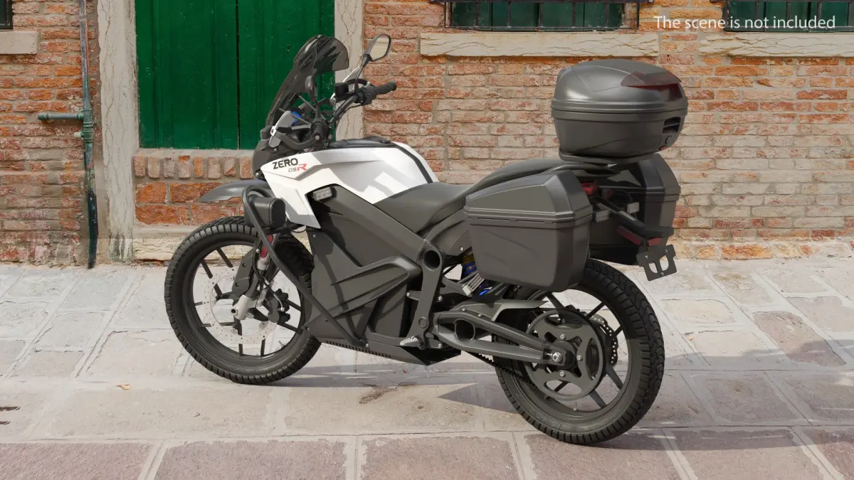 Zero DSRP Electric Police Motorcycle 3D model