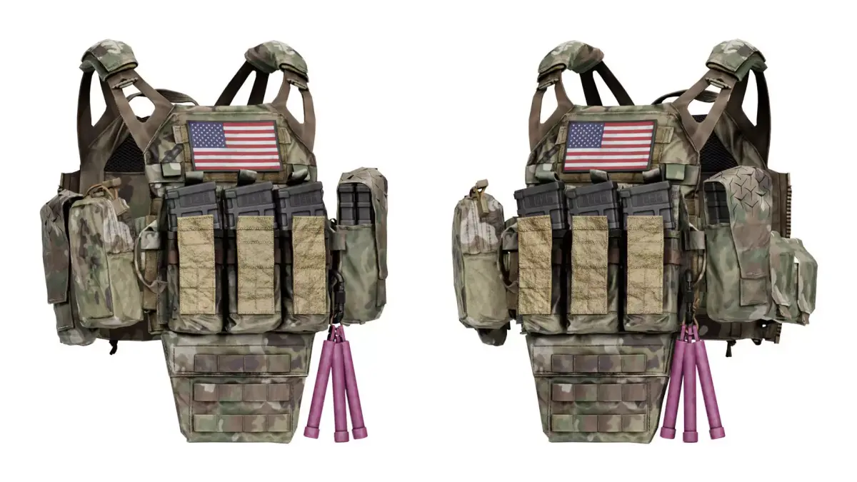 CRYE JPC 2 PLATE CARRIER V4 Low-poly 3D model