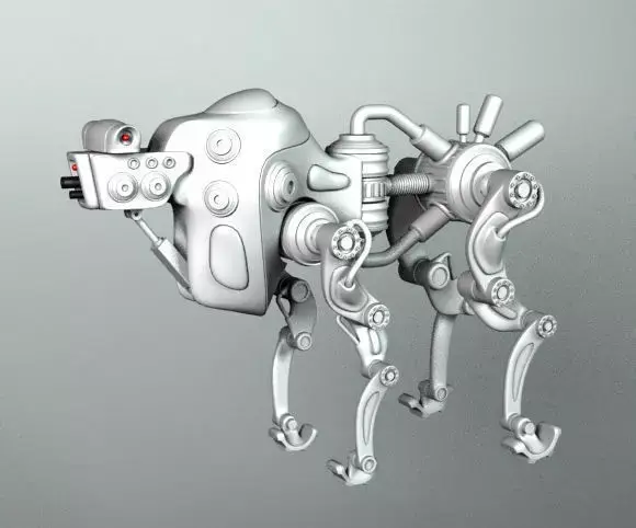 ROBOT DOG 3D model 7
