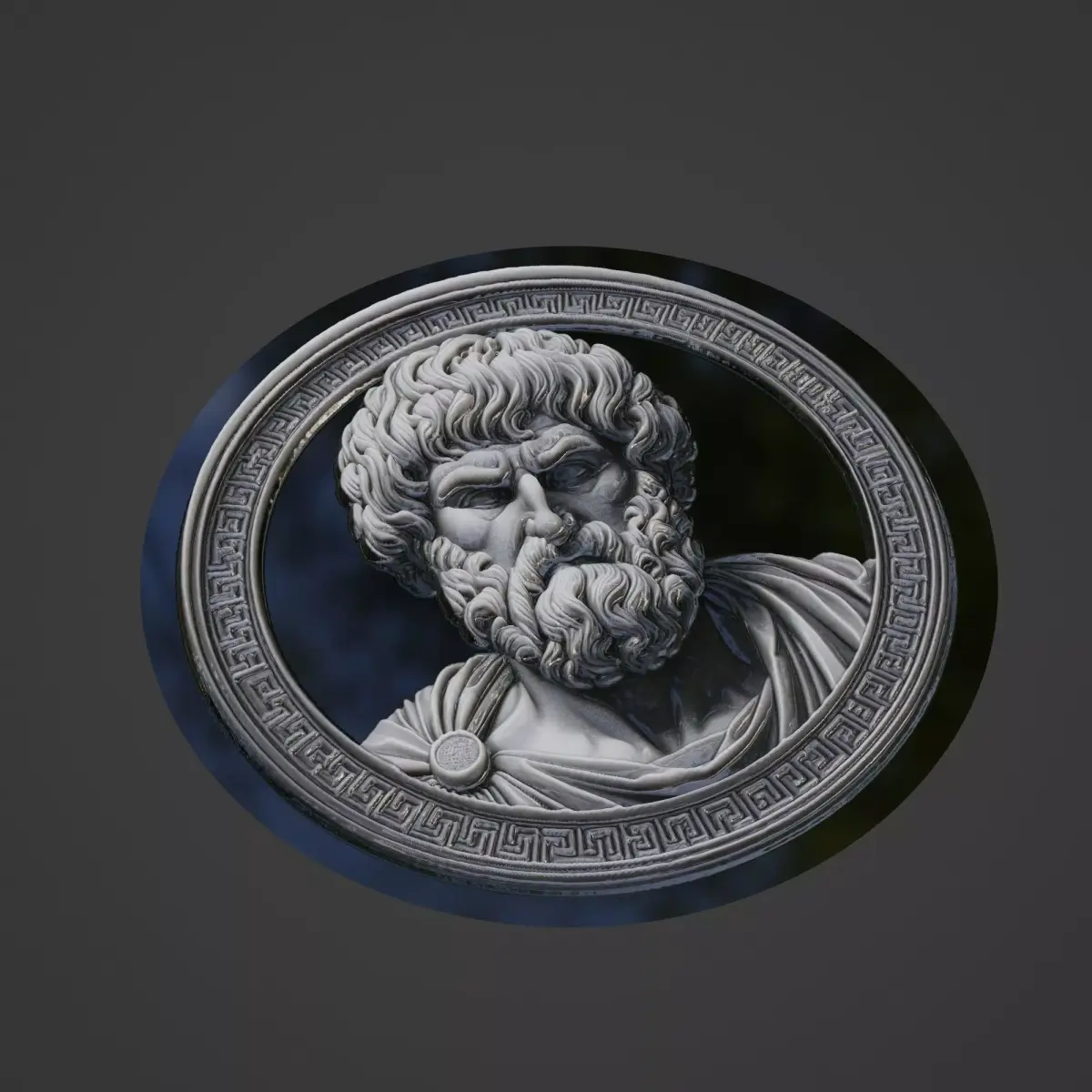 Aristotle Medallion  3D print model