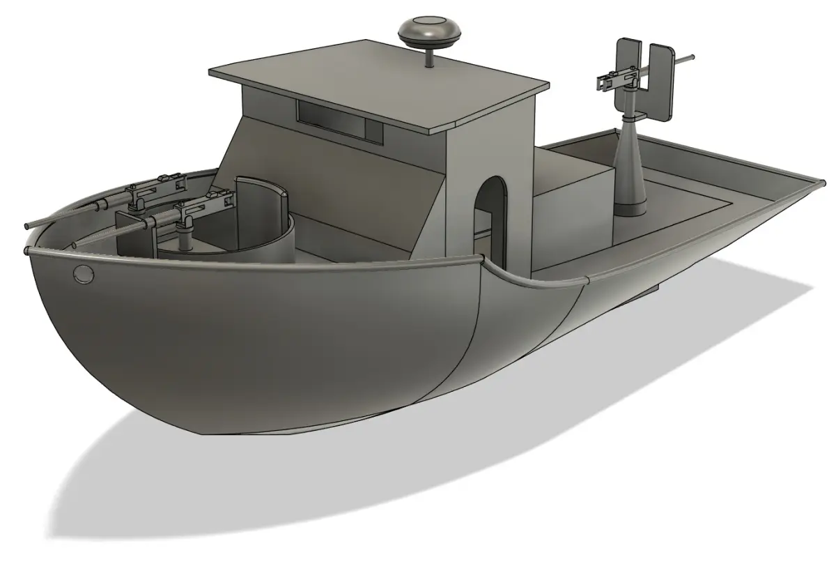 Pibby River Patrol Boat 3D print model