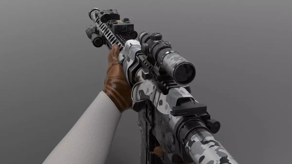 m4 Tactical Fps - Tps Low-poly 3D model