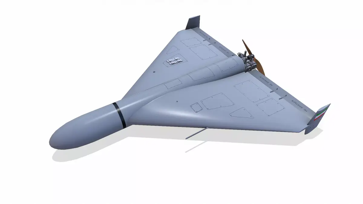 HESA Shahed 136 Kamikaze Drone Geran-2 Low-poly PBR Low-poly 3D model